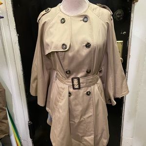H&M Double Breasted Cape Coat/Trench Coat